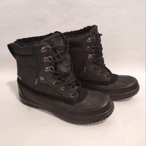 Kuiper men's black combat boots size 12 (US)